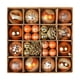thumbnail image 2 of 36 Bolas De Navidad Adornos Para árbol De Navidad Para Graduación Al Aire Libre Interior Naranja, 2 of 5