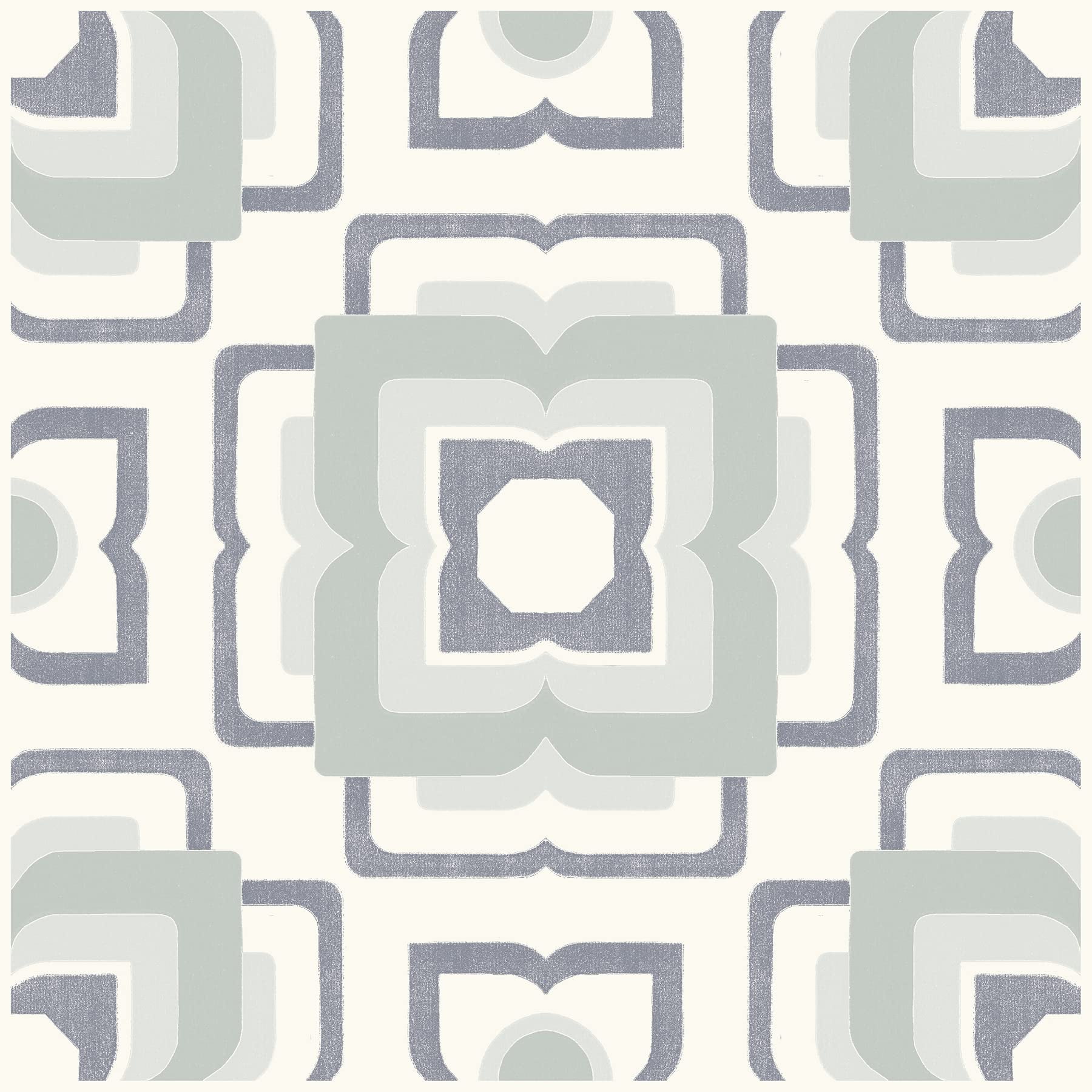 Baldosas Floorpops, Vinilo Posey, Color Verde Azulado, 30 X 30 Cm (10 Baldosas)