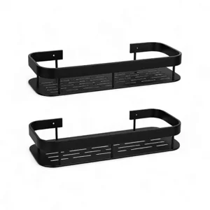 Javimate - Organizadores De Baño En Acero Inoxidable Negro