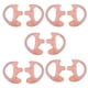 thumbnail image 5 of 5 Pares De Auriculares De Silicona Para Auriculares De Tubo Acústico Encubierto De Radio De 2 Vías Rosa, 5 of 5
