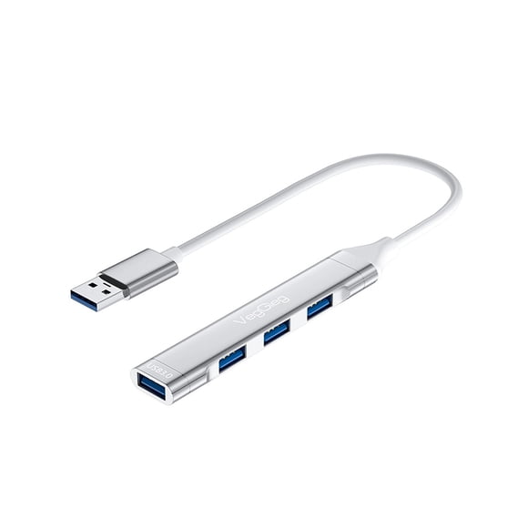 Hub Veggieg Usb 3.0 A 4 Puertos 3.0 Usb Adaptador Multipuerto Compatible Con Macbook Laptop Pc Celulares Teléfono Tablet