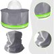 thumbnail image 3 of Set de protección para cuello y casco SATINIOR de alta visibilidad, 3 of 3