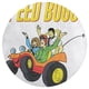 thumbnail image 3 of Speed Buggy Alfombra Redonda de Felpa Coral, Antideslizante, No Desprende Pelusas, Lavable y Duradera para Salón, Dormitorio y Habitación de Niños 60cm, 3 of 6