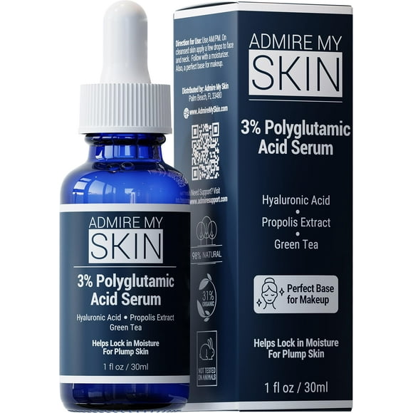 Sérum facial Admire My Skin Ácido poliglutámico orgánico 30 ml