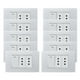 thumbnail image 1 of Pack 10 Interruptor 1 912 16a Y Tomacorriente 2 10a - Gris Blanco, 1 of 3