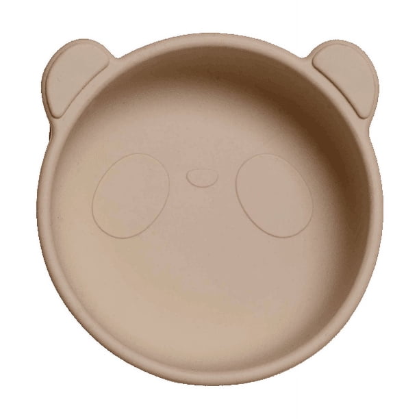 Children Silicone Bowl Panda Baby Feeding Dishes BPA Free