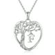 thumbnail image 1 of HESHPAWS 925 collar de árbol eterno de la vida de plata de ley para mujeres A-Z carta inicial collar, regalo de joyería de cumpleaños aniversario, 1 of 4