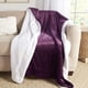 thumbnail image 2 of Manta Genteele Sherpa Super Soft 130 x 150 cm, color morado, 2 of 6