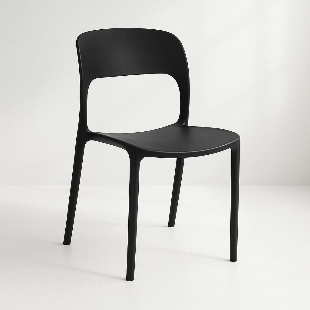 Klik Muebles - Silla De Comedor O Terraza Alto Tráfico Kentucky - Negra