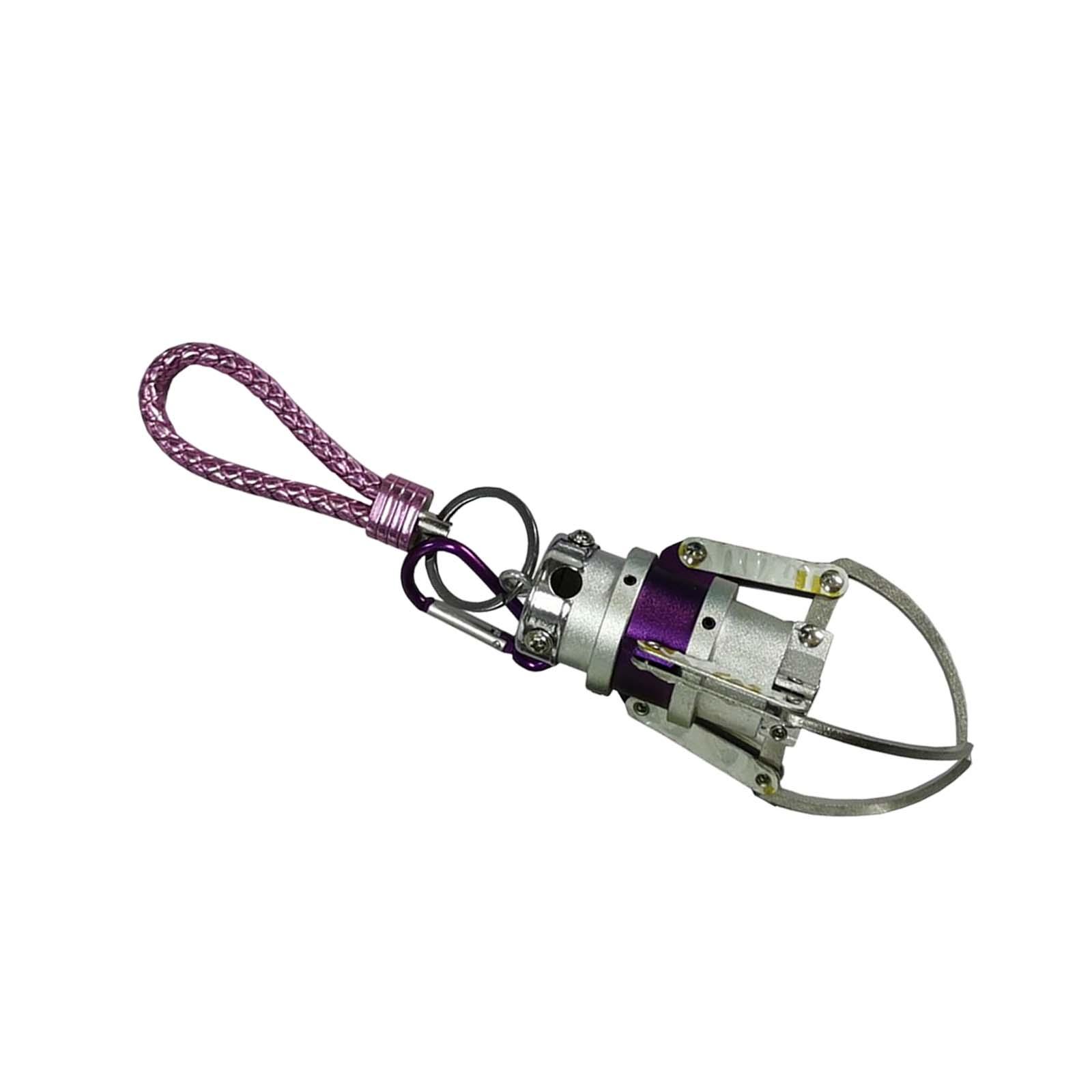Magideal - Colgante De Llavero De Máquina De Grúa De Metal, Llavero De Máquina De Garra De Arcade Para El Día De San Valentín, Cumpleaños, Graduación, , Púrpura Violeta