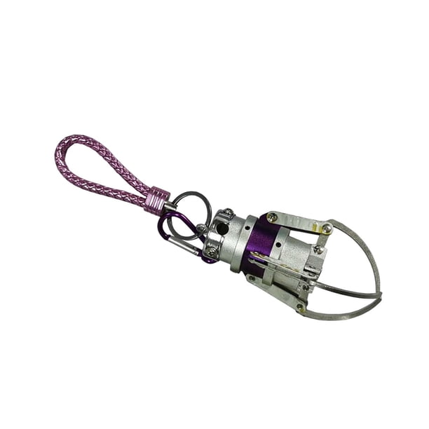 Colgante de llavero de máquina de grúa de Metal, llavero de máquina de garra de Arcade para el Día de San Valentín, cumpleaños, graduación, , púrpura Violeta