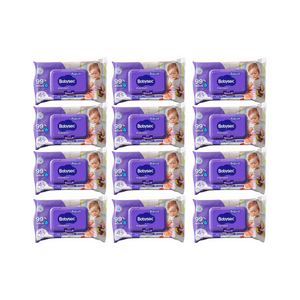 12 Paquetes Toallitas Humedas Babysec Hipoalergenicas Aloe Vera 540 Unidades