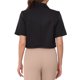 thumbnail image 3 of Blazer de Trabajo con Cuello con Solapa Dentada y Manga Corta para Mujer INSPIRE CHIC, Talla L, Negro, 3 of 6