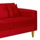 thumbnail image 4 of Sofa New Retro 3c Felpa 01 Rojo, 4 of 6