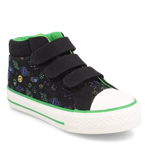Bubblegummers - Zapatilla Niño Astorga Negro Verde