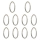 thumbnail image 5 of 10x Mosquetones Ovalados Con Resorte Para Llaveros, Hebillas Para Hacer Bolsos, Senderismo, Color Plateado, 5 of 5