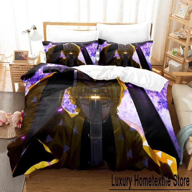 Fashion The Ghost Destroying Blade Bedding Sets Duvet Cover Set With Pillowcase Full Bedclothes Home Textile Bed Sheets