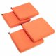thumbnail image 1 of Cojines para silla Blazing Needles Tangerine Dream 51 x 48 x 9 cm, 4 unidades, 1 of 2