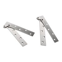 Magideal - Bisagras De Puerta De Acero Inoxidable, Bisagras De Gabinete De Alta Resistencia Giratorias De 360 Degree, Bisagras De Siete Formas Para Cocina, 2 Uds. L