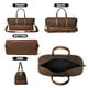 thumbnail image 5 of Cartera Bandolera Sharo Marrón Claro, 5 of 10