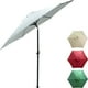 thumbnail image 1 of Quitasol Extendible 3m Soporte Pedestal Lateral Blanco UV, 1 of 3