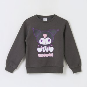 Polerón Cerrado Niña Kuromi Gris Hello Kitty