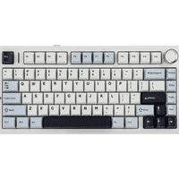 Genérico - Teclado Aula F75 Mecánico Inalámbrico Blanco Inglés