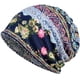 thumbnail image 1 of Soft Flower Print Sleep Beanie Hat - Comfortable and Stylish Cap for Women, 1 of 5