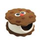 thumbnail image 2 of Cama para Gatos con Forma de Galleta, Suave y Acogedora, Ideal para Otoño, 2 of 3