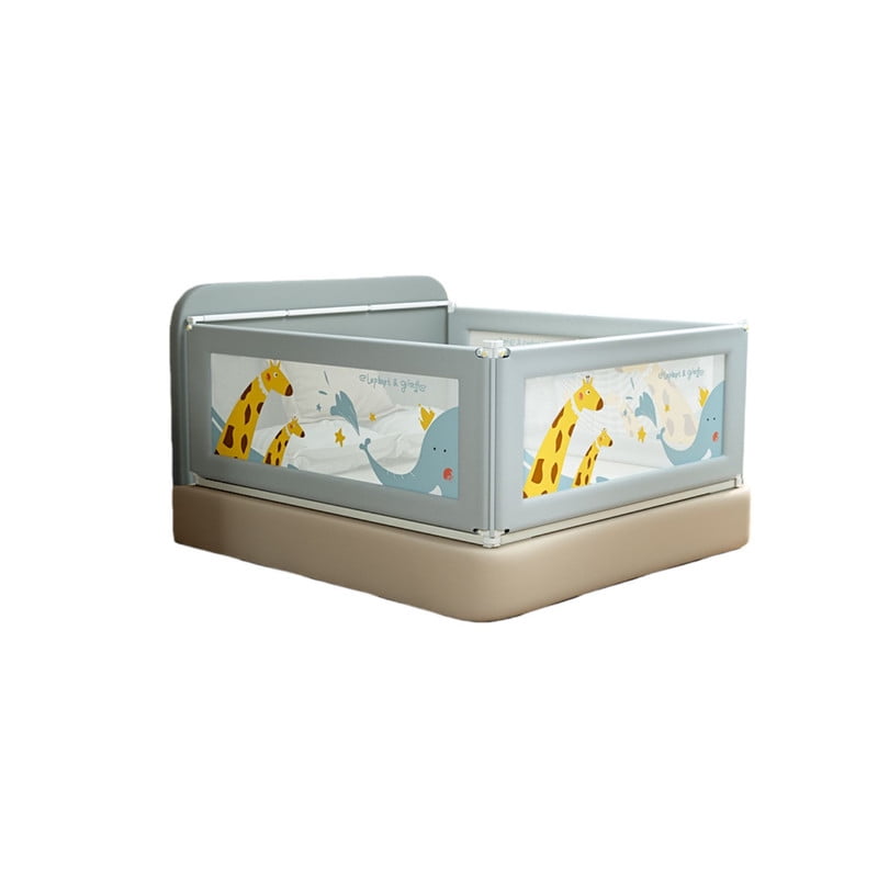 Babyluna - Baranda Ajustable Seguridad Bebe Abatible Ajustable 1.5m Jirafa