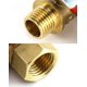 thumbnail image 5 of Interruptor de apagado QWORK 1/4 de latón de alta resistencia con válvula de bola, paquete de 6, 5 of 7