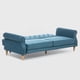 thumbnail image 5 of Sofá Futon 3 Cuerpos Con Capitone Azul, 5 of 10