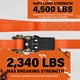 thumbnail image 4 of Correas de amarre con trinquete Haccoplanet de 1063 kg de resistencia a la rotura, 4 unidades, 4 of 9