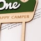 thumbnail image 5 of Cake Topper Raoformi One Happy Camper Wooden Camping 1st, 5 of 7