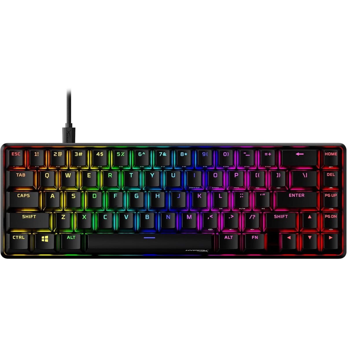Teclado Mecánico Hyperx Alloy Origins 65 Rgb Usb-c Negro