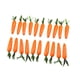 thumbnail image 5 of 20 Piezas De Zanahorias Artificiales De Pascua Para Mesa De Escritorio, Cocina, Mini Adornos De Zanahorias, 5 of 5