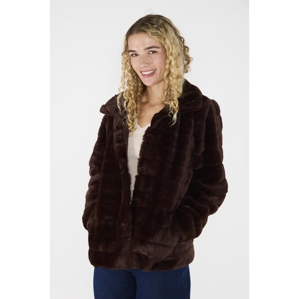 Chaquetón De Piel Trinidad Chocolate chocolate L