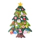 thumbnail image 1 of DIY Fieltro De árbol De Navidad Conjunto De Ornamentos Desmontables Gifting Gift Gift B., 1 of 5