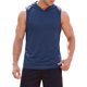 thumbnail image 1 of INSPIRE CHIC Chaleco con Capucha sin Mangas para Gimnasio y Running de Verano para Hombre S Azul Marino, 1 of 5