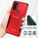 thumbnail image 5 of Funda Resistente para Motorola Moto G Pure 2021 con Tapa Deslizante y Protección Militar Rojo, 5 of 6