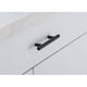 thumbnail image 2 of Tiradores de barra decorativos elegantes Quinn de 7,5 cm, negros, juego de 10, 2 of 6