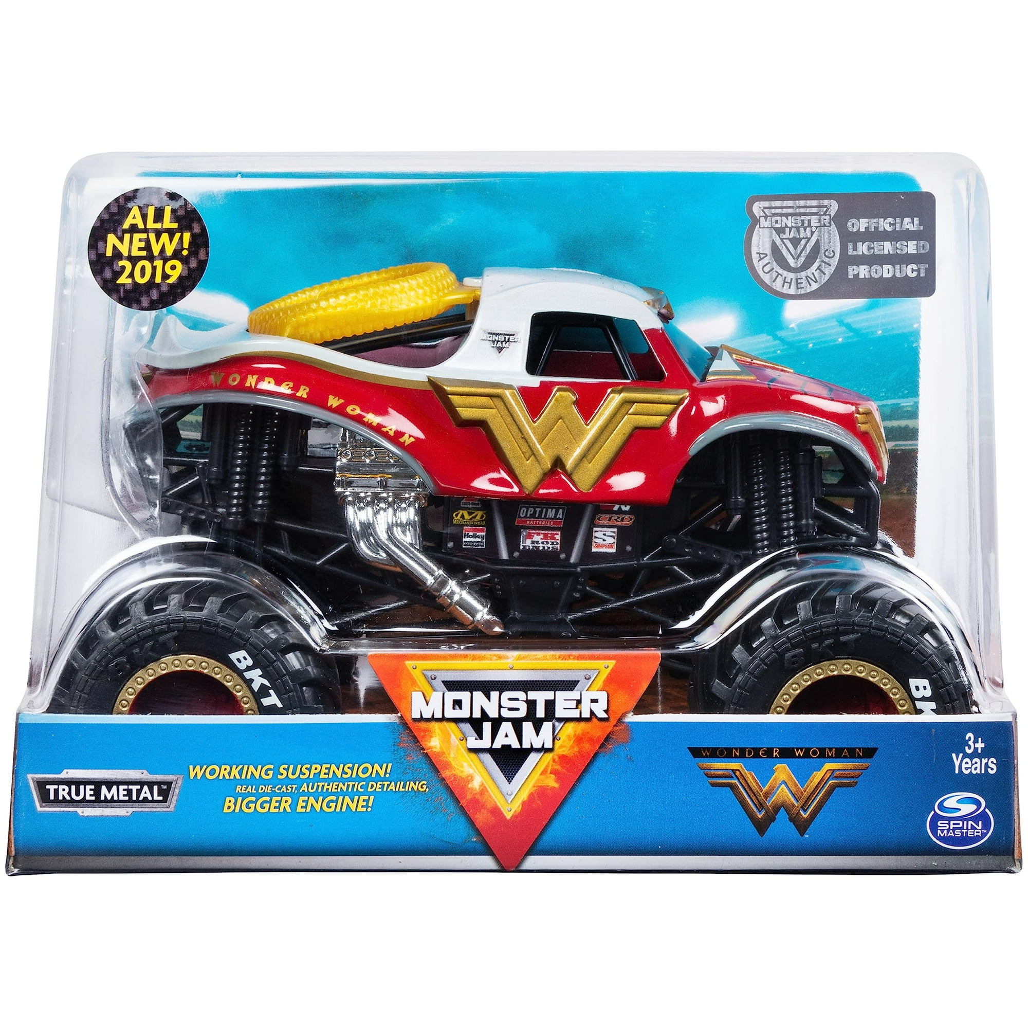 Monster Truck Monster Jam Wonder Woman A Escala 1:24