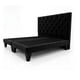thumbnail image 3 of CAMA KING CAPITONE BASE DIVIDIDA NEGRO EN FELPA, 3 of 4