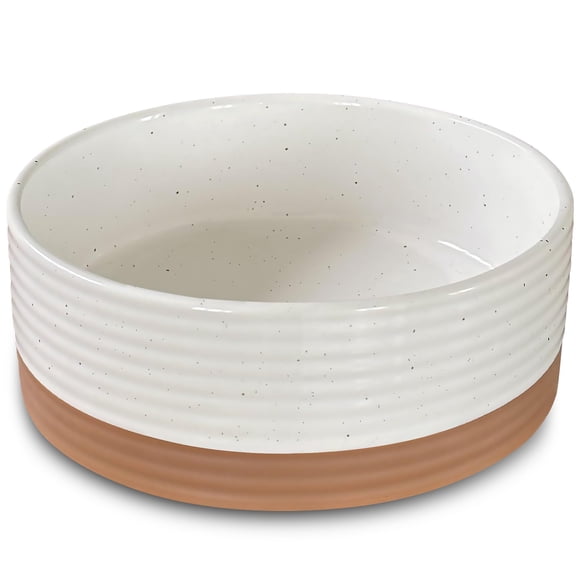Cuenco para mascotas MORA CERÁMICAS 1,4 L blanco, grande, para perros