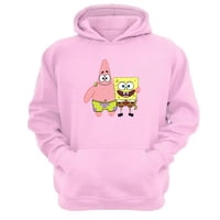Genérico - Polerón Canguro Bob Y Patricio Rosa Talla M Unisex