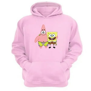Genérico - Polerón Canguro Bob Y Patricio Rosa Talla L Unisex