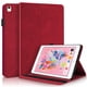thumbnail image 1 of Funda con relieve del Árbol de la Vida para tablet ipad 5/6/8/9 con soporte, ranuras para tarjetas y soporte para lápiz óptico. Rojo, 1 of 6