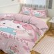 thumbnail image 1 of Hello Kitty Print Bedding Set Pattern Duvet Cove Set 3 Pieces 1 Quilt Cover And 2 Pillowcases for Women Men Teens, 1 of 5