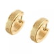 thumbnail image 4 of Pendientes De Aro De Acero Inoxidable 316L Para Mujer Para Hombre, Piercings De Oreja Huggie, Oro, 4 of 4