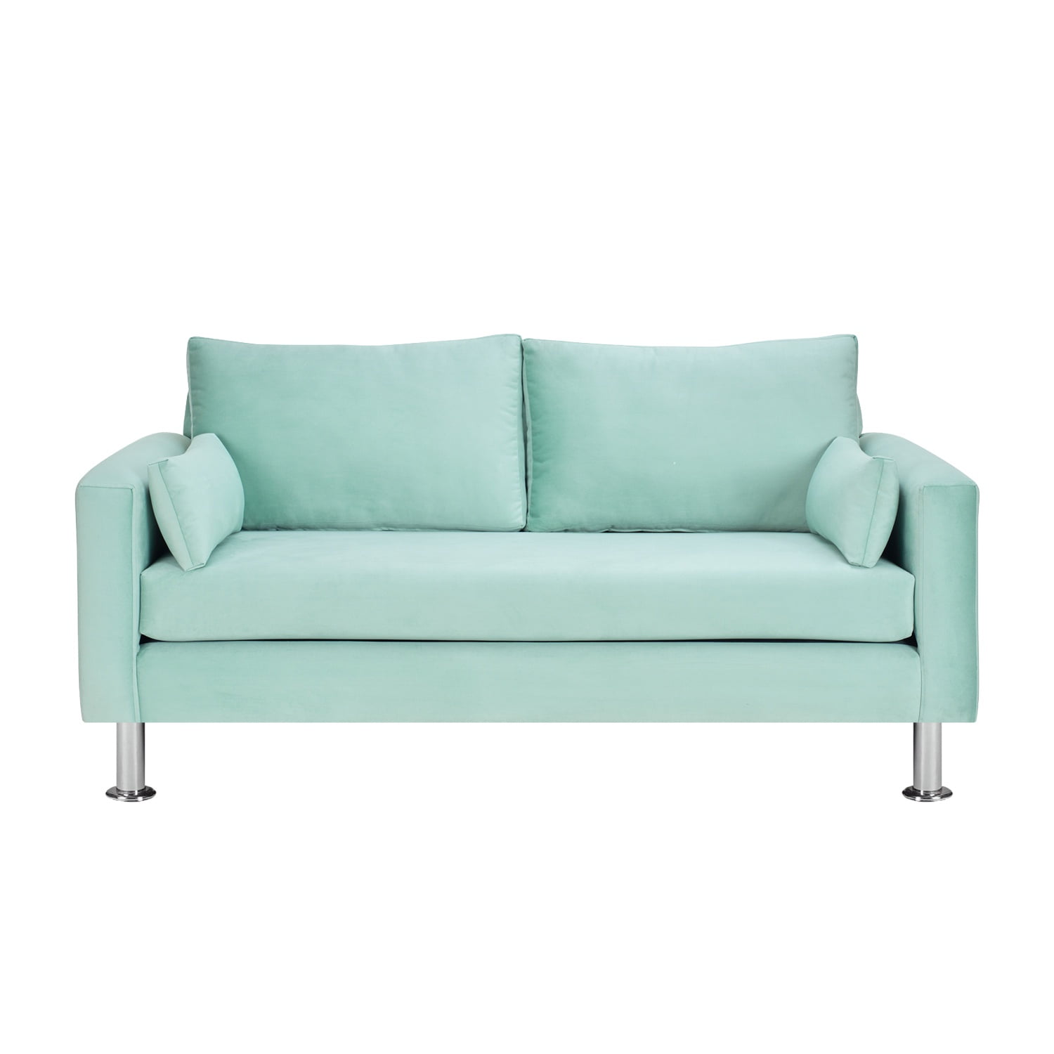 Bodevir - Sofa Sky 3c Felpa 12 Verde Agua